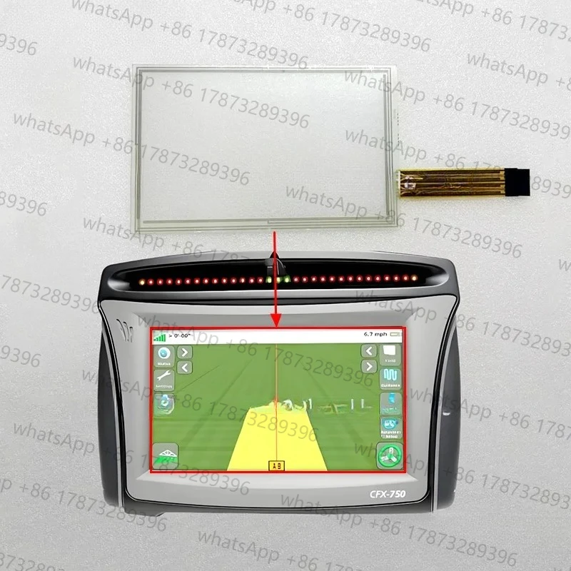 Новинка для GPS Trimble FM-750, стеклянный дигитайзер с сенсорным экраном 196 мм * 124 мм Новинка для GPS Trimble FM-750, стеклянный дигитайзер с сенсорным экраном 196 мм * 124 мм
