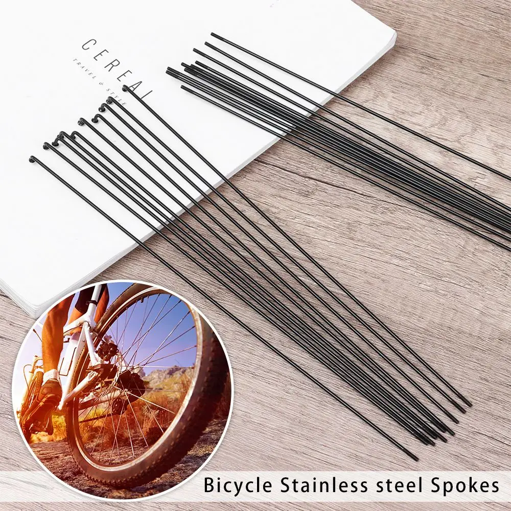 

10pcs Multisizes Stainless Steel High Strength Bicycle Spokes Bicycles Spokes Wires Mountain Road Bikes Bike Repair