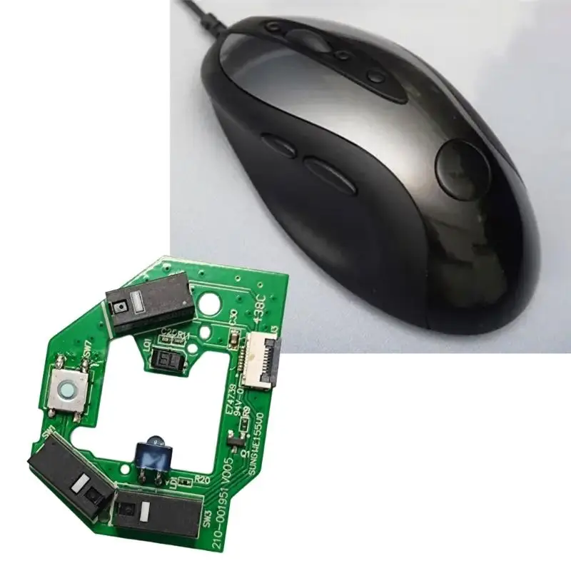 R53C Replacement Mouse Motherboards Main Board for MX518 HEROs Mouse Repair Parts
