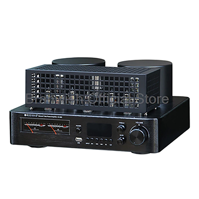 2*200W Amplifier  8 Vacuum Tubes 5.3 Bluetooth  Amp 110V/220V Amplifiers Phono/Optical/Coaxial/USB Input For Home Theater PC DJ