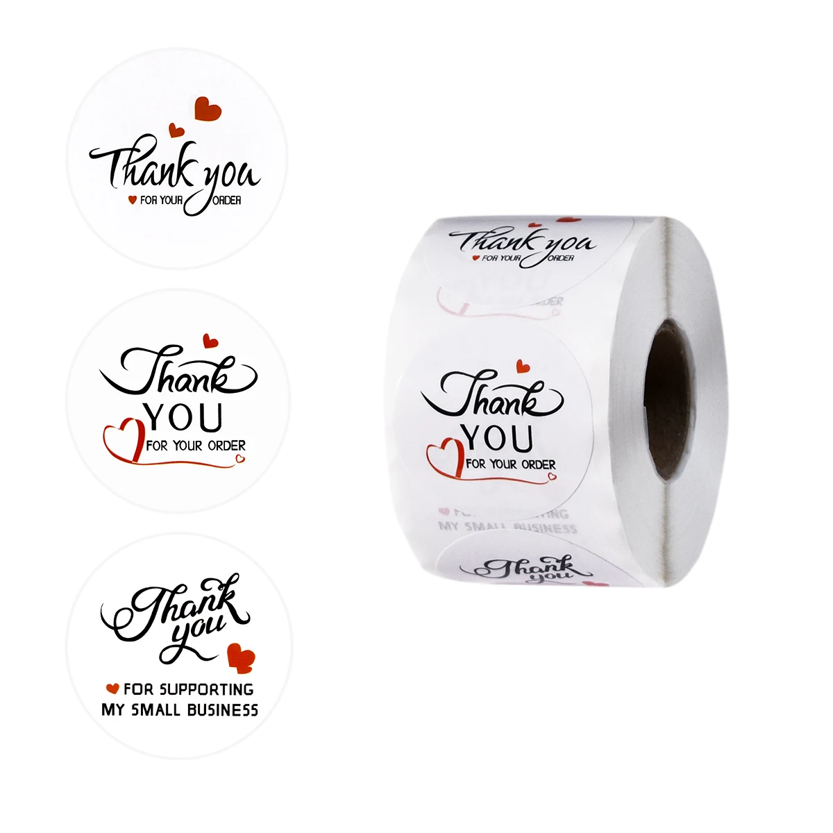 500pcs Seal Stickers for Thank You Stickers Roll 1.5 Inch