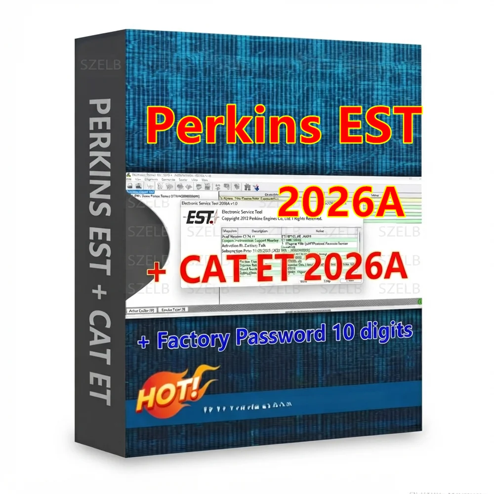2026 for Caterpillar ET2026A + Perkins Electronic Service Tool 2026A + Factory Password Generator 10 digits Free Remote Install