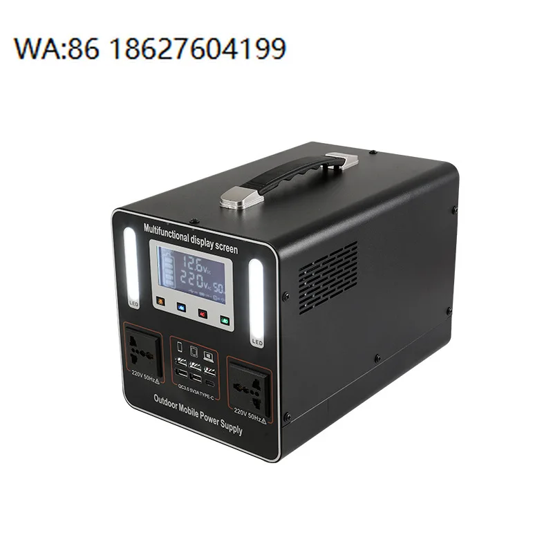2048Wh Solar Portable Power Station, Multi-national Plug Options, Car Charging Outdoor Camping Battery Generator