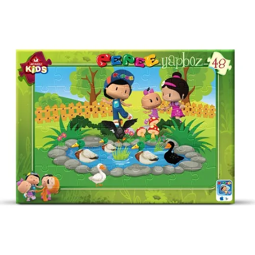 Art Kids Frame Puzzle Pepe The Duck park 48 Piece Jigsaw Puzzle