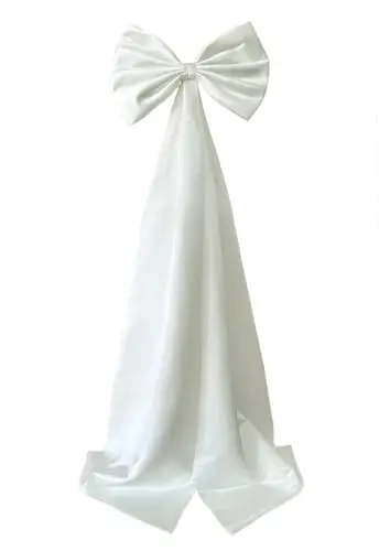 Wedding Dress Satin Bow Accessories Banquet Dress Bow Trailing Belt Various Colours