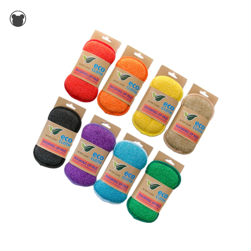 Eponge Magique Domestique En, Eponge Vaisselle,Éponges Lot De 5/10 Pièces, Eponges Lavables Réutilisable,Brosse De Nettoyage De Cuisine, Accessoires à Récurer Pour La Vaisselle,outils De Nettoyage