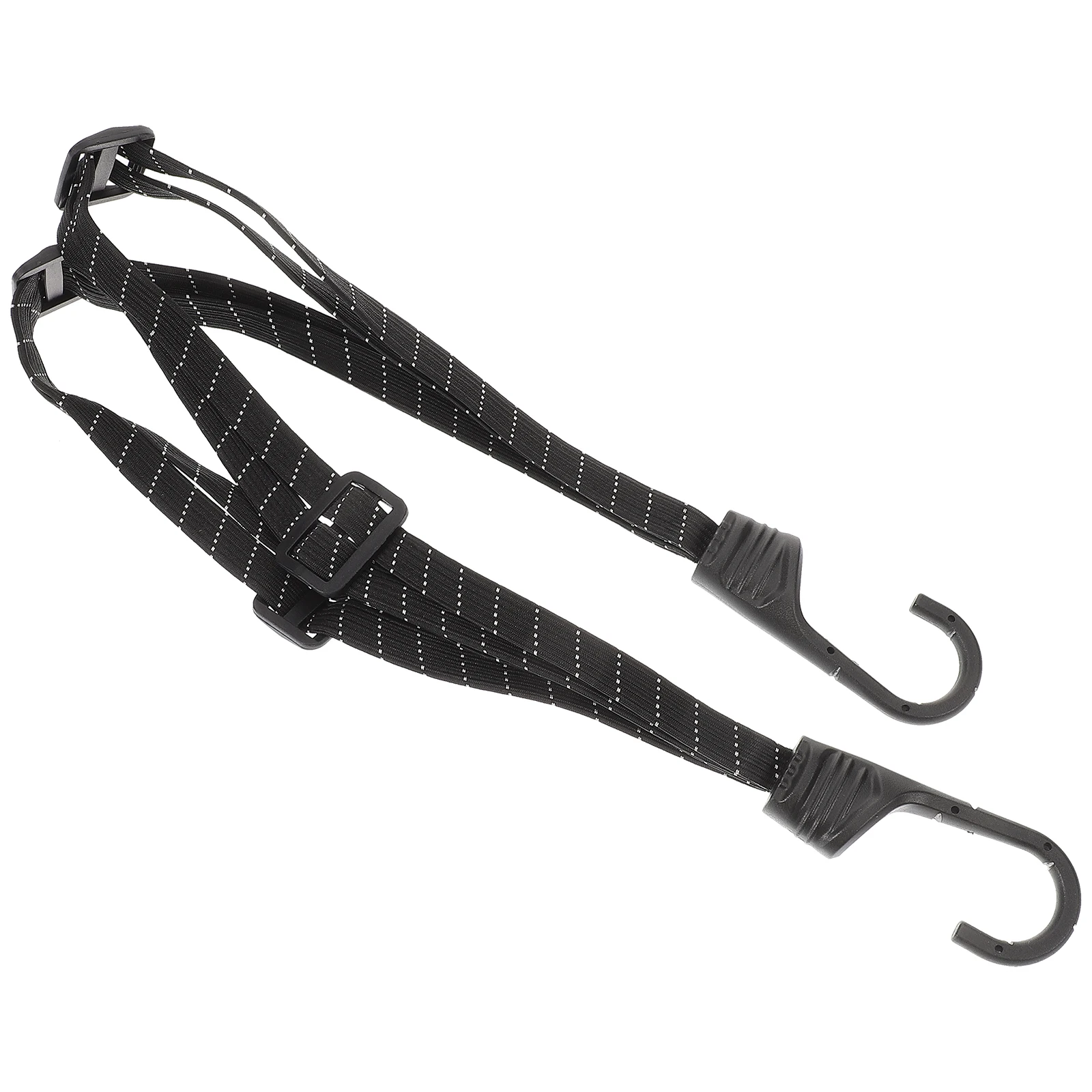 

Rope 60 Reflective Elastic Lashing Strap Bike Luggage Motorcycle Tie Down Cargo Bungee Cord Strapping Secure Travel
