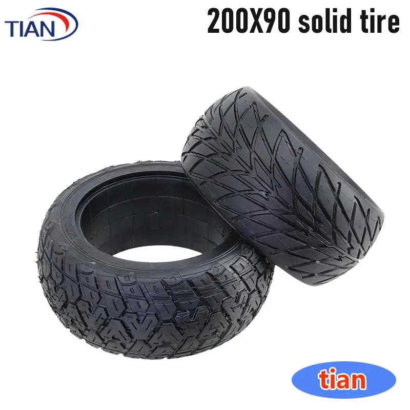 200x90 Solid Explosion-proof Tire for DUALTRON COMPACT for ZERO 8X for SPEEDUAL Electric Scooter 200*90 Tyre Wheel Accessories