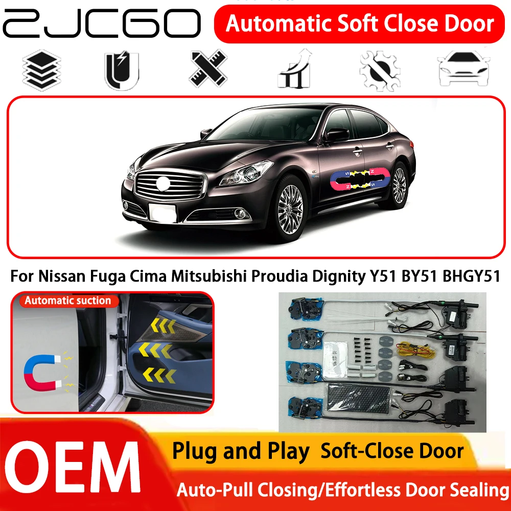 for Nissan Fuga Cima Mitsubishi Proudia Dignity Y51 BY51 BHGY51 OEM Plug and Play Automatic Electric Soft Close Door System