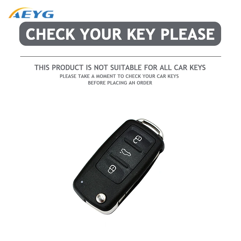 ABS Carbon Fiber Car Key Case Cover For VW Volkswagen Polo Tiguan Passat B5 B6 B7 Golf 4 5 6 MK6 Jetta Lavida For Skoda Octavia