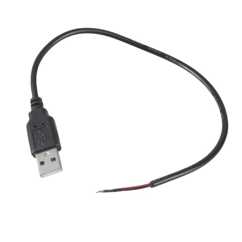 Mężczyzna USB do 2Pin Power Exter Linia Kabel Męs