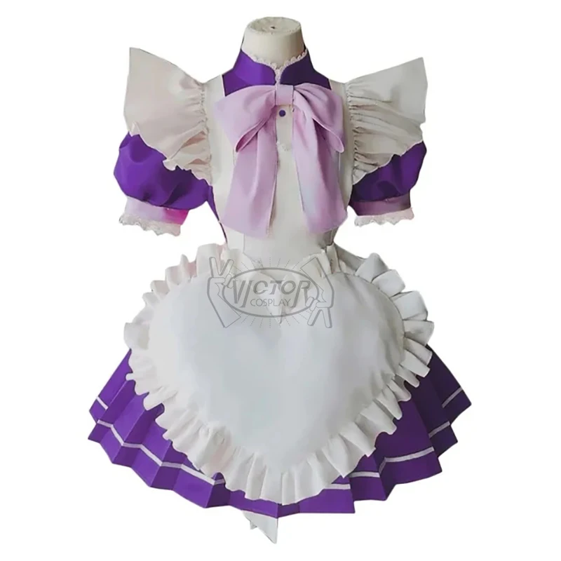 

Fujiwara Zakuro Maid Dress Elegant Lovely Uniform Cosplay Costume Party Outfit Women Custom Made