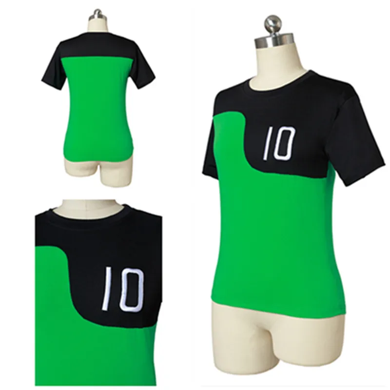 Adult/Kids  Tennyson Disguise Ben T-Shirt Cartoon Fantasy Ben 10 Cosplay Costume Reboot Tops Summer Cotton Short Sleeve Shirt