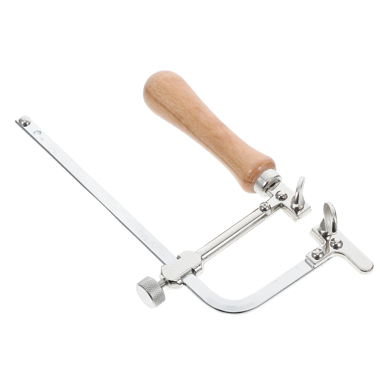 

Adjustable Tension Coping Saw Bow Precision Cutting Wire Lightweight Portable Compact Ergonomic Handle Crafting Versatile