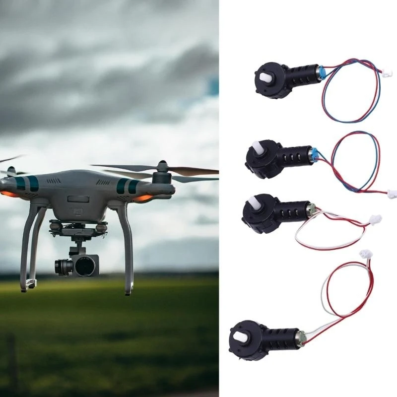 Paket Y2GD dari 4 Motor Mesin Rilis Cepat & Dudukan untuk E88 Remote Control Quadcopter