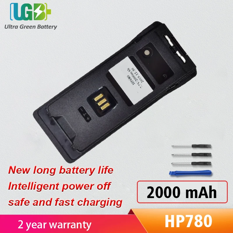 UGB New for Hytera HP680 HP780 handheld walkie-talkie battery 7.4V 2000mAh