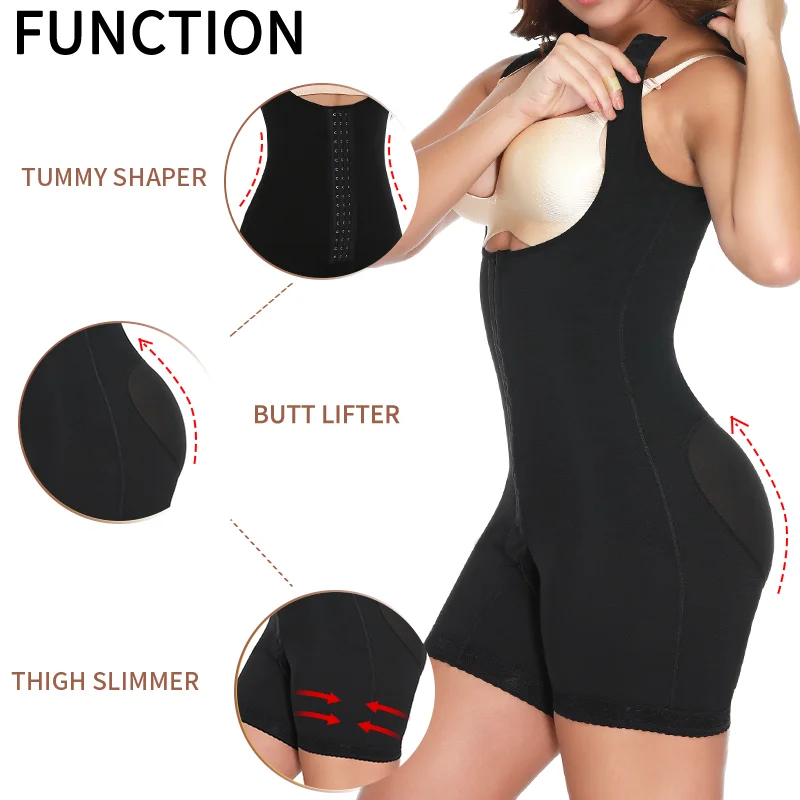 Full Bodysuits For Women Underbust Waist Trainer Shaper MISS MOLY Push Up Chest Slimming Shaperwear Seamless Butt Lifter Fajas
