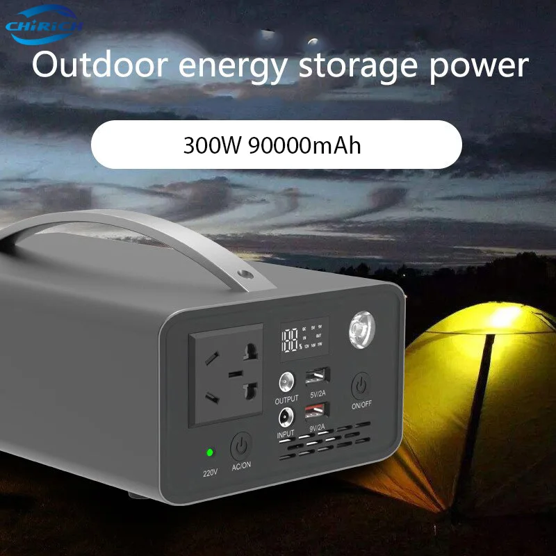 

300W 640000mAh Emergency Power Supply Portable Backup Outdoor Camping Power Station External Battery For iPhone Samsung Laptop