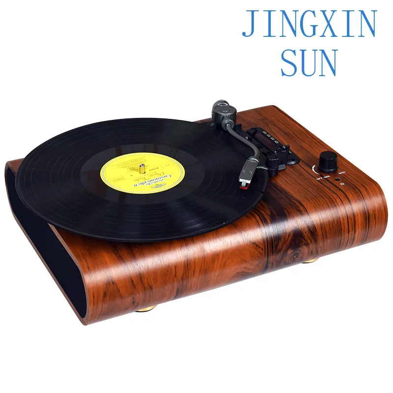 Gramophone built-in speaker rechargeable portable radio bluetooth speaker card transfer