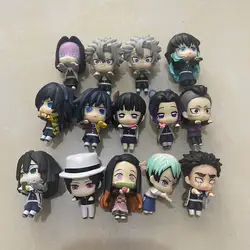 Tanjiro Kamado Rengoku Kyoujurou Uzui Tengen Pendant Anime Peripheral Cute Cartoon Keychain Kawaii Collection Goods