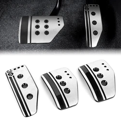 Foot Rest Footboard Throttle Brakeclutch Treadle Pedal Cover for Manual/Automatic Car with Antiskid Surfaces