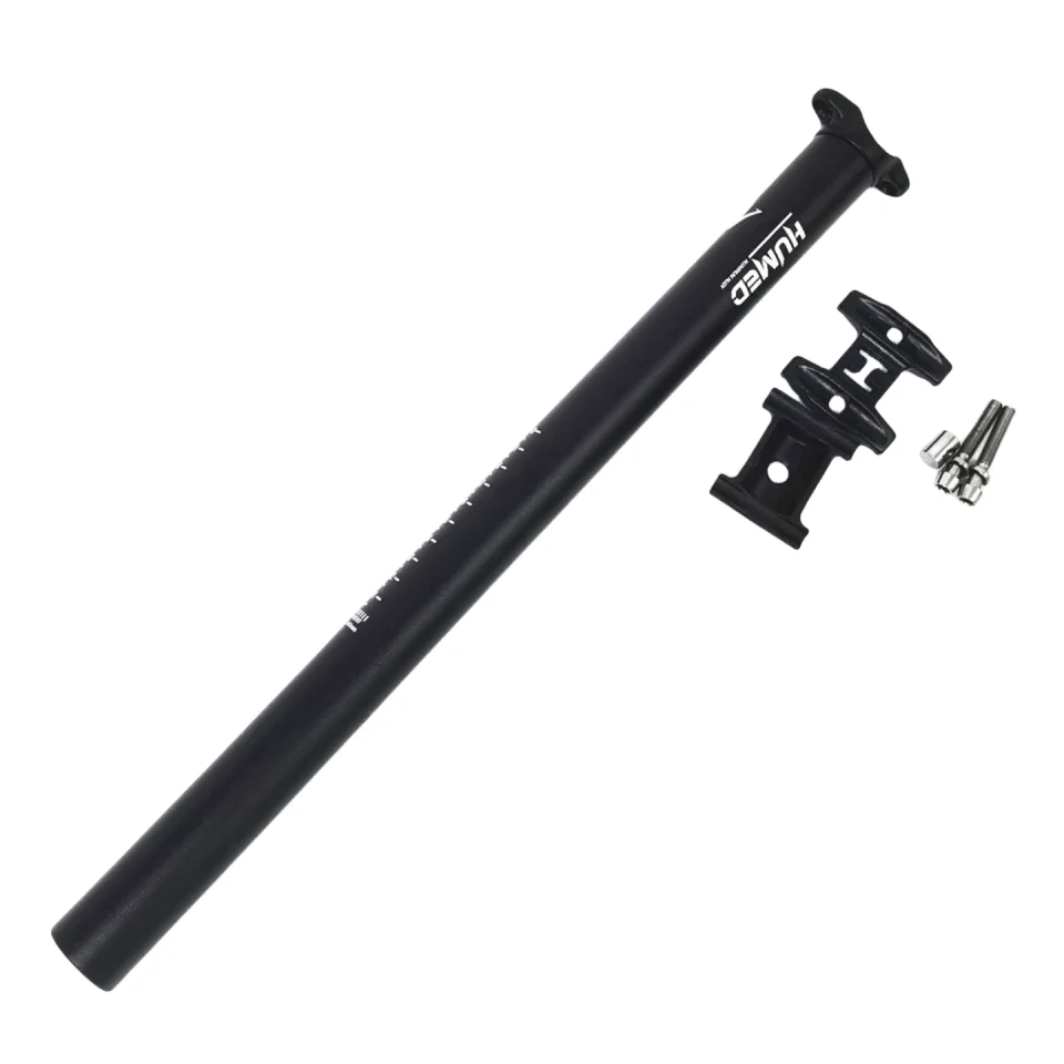 Fahrradsattelstütze 27,2/30,9/31,6mm Schwarz, 450mm Länge MTB Rennrad Sattelrohr Ersatzteile – Detail 5