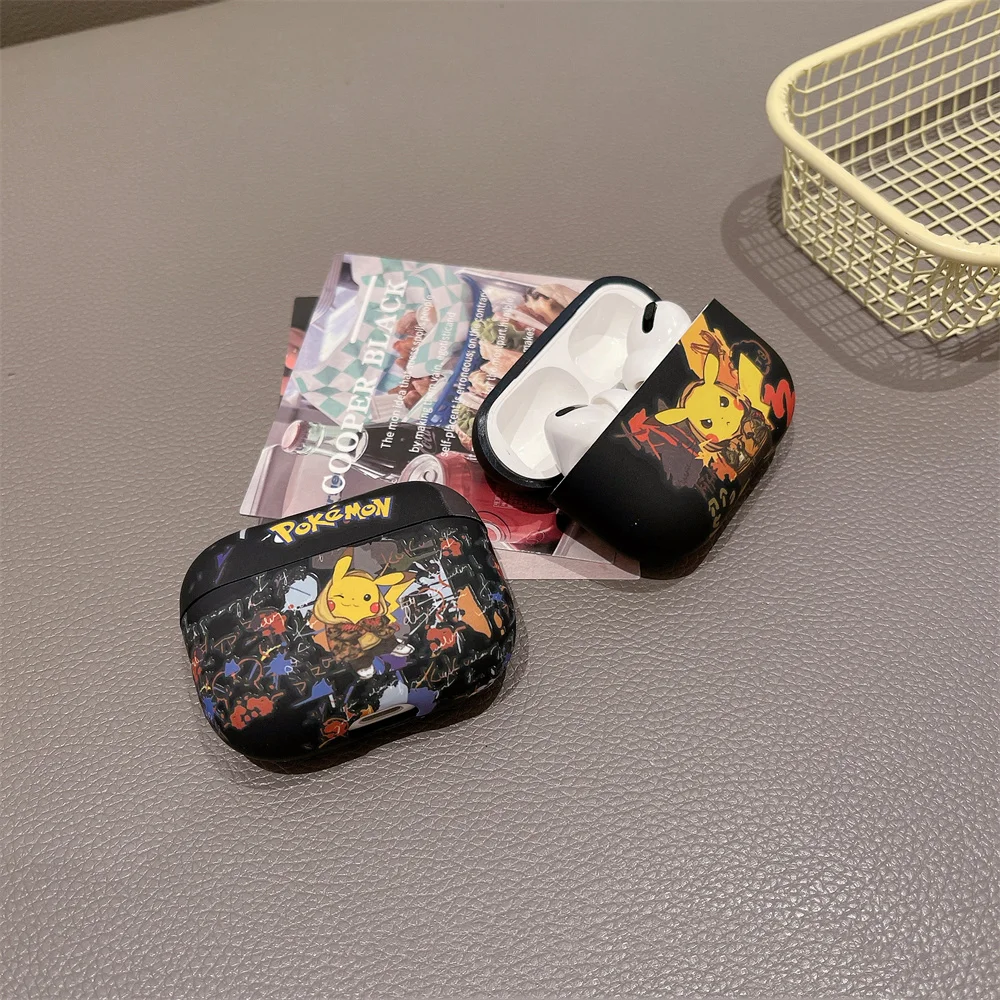 Anime Pokemon Cute Pikachu Earphone Case for Airpods 2 pro pro2 3rd 4 Cartoon Wireless Bluetooth Headphone Protective Cover