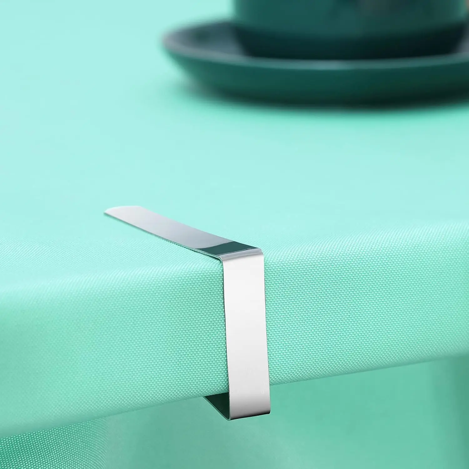 Stainless Steel Tablecloth Clip and Dining Table Clip, Perfect for Restaurant Picnics, Tents, Weddings, and Graduation Parties view 6