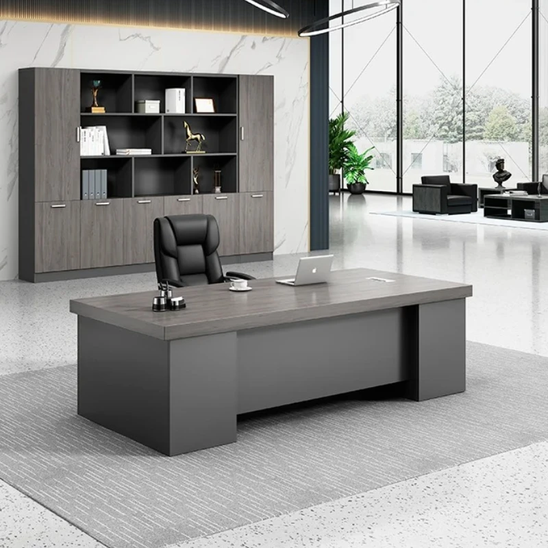 Commercial Aesthetic Designer Gaming Drawer Modern Wooden Office Desks Computer European Mesas De Ordenador Salon Furniture
