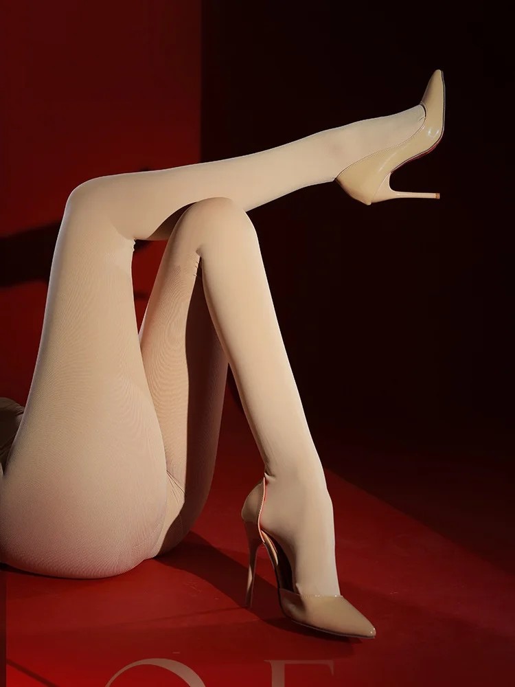 

120D Autumn Winter Pantyhose Soft Velvet Tights for Women Thermal Underwear High Waist Leggings Bottom Trousers 360 Seamless