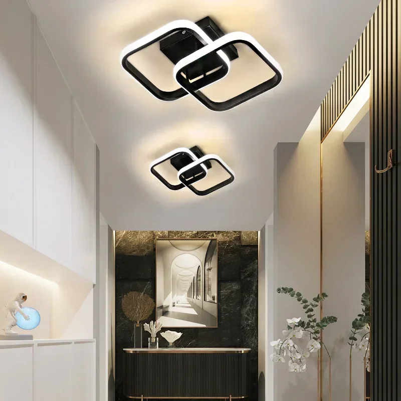 Imagem -03 - Nordic Modern Simple Corridor Led Ceiling Lights Iluminação Decorativa para Varanda do Corredor Lâmpadas de Personalidade Criativa