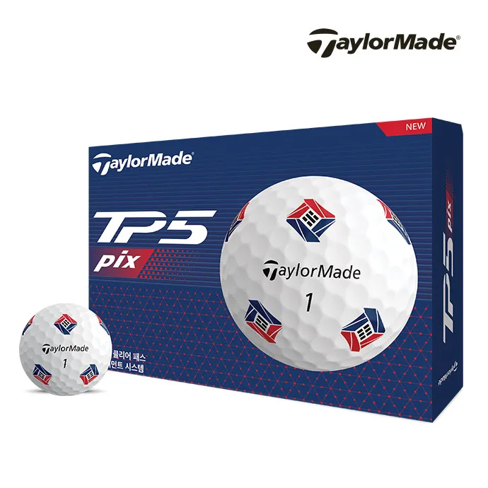 Taylor Made 2024 TP5 PIX KOR Golf Ball 5 Pix