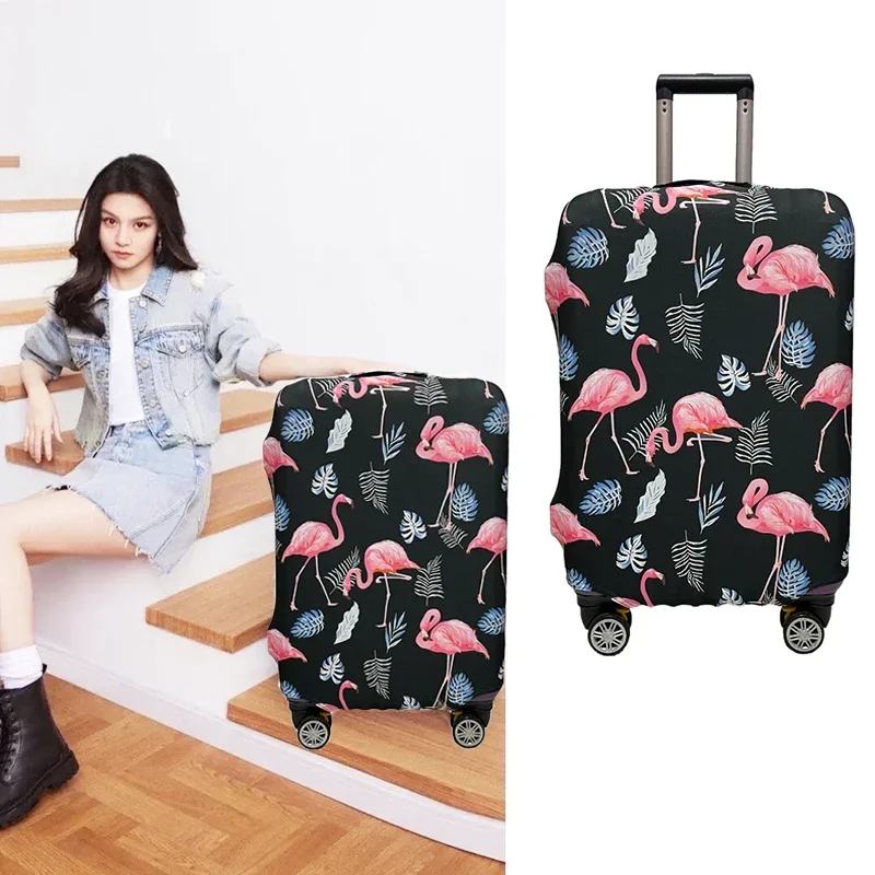 18-32 Zoll Gepäckabdeckung Elastische Kofferabdeckung Ganzkörperdruck Koffer Schutzhülle Koffer Gepäckschutz Staubschutz