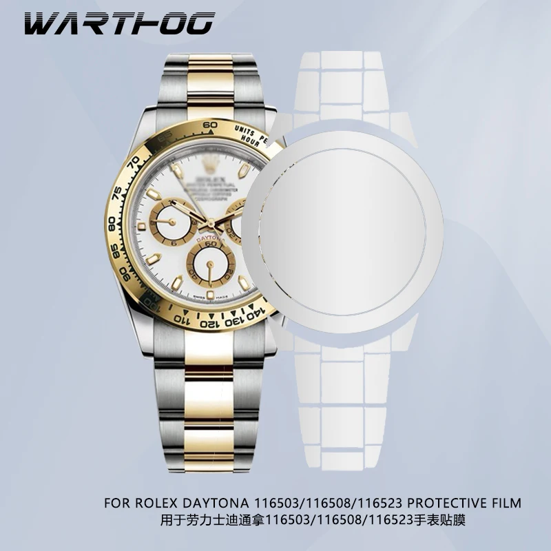 Transparent color For Rolex film 116523 Dittona Series 40MM Dial Watch Protective Film