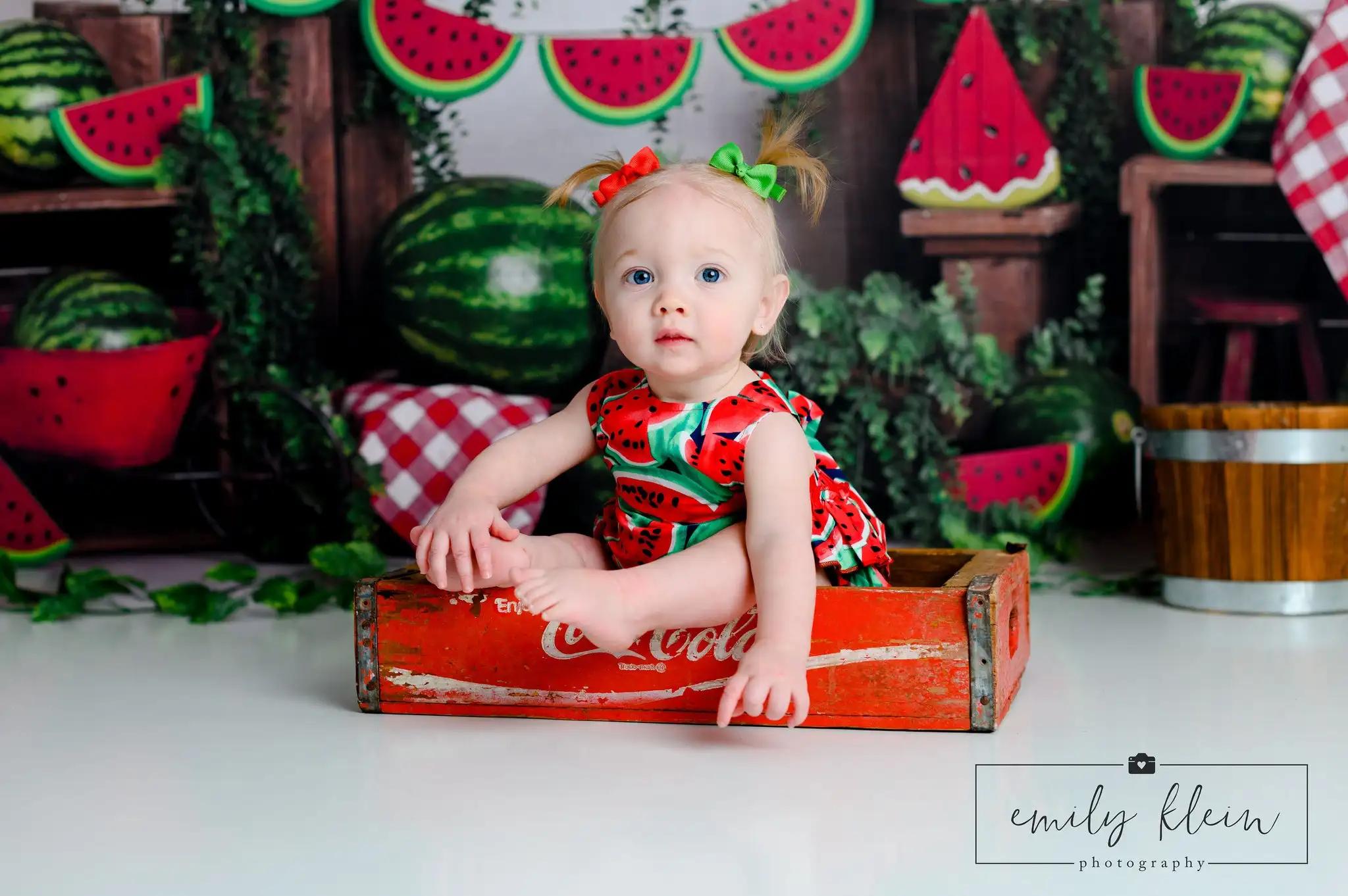 Watermelon Store Backdrops Kids Baby Birthday Cake Smash Newborn Photocall Decors Child Photocall Bcakgrounds