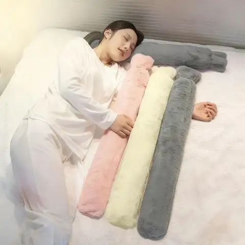 Long Hot Water Bottle 30 Inch Body Warmer Heat Retention Bed Warmer for Back Neck Legs Shoulder Pain Relief Travel Home Use