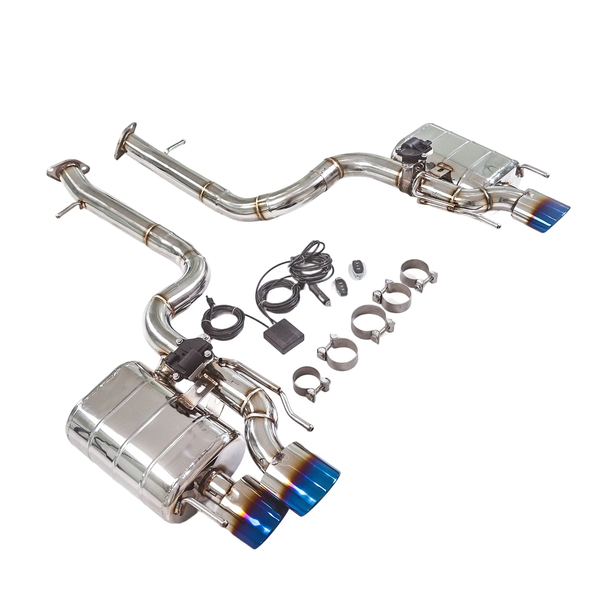 

GFC is applicable to the Lexus IS500 RCF GSF 5.0L 304 stainless steel Catback with valve exhaust system
