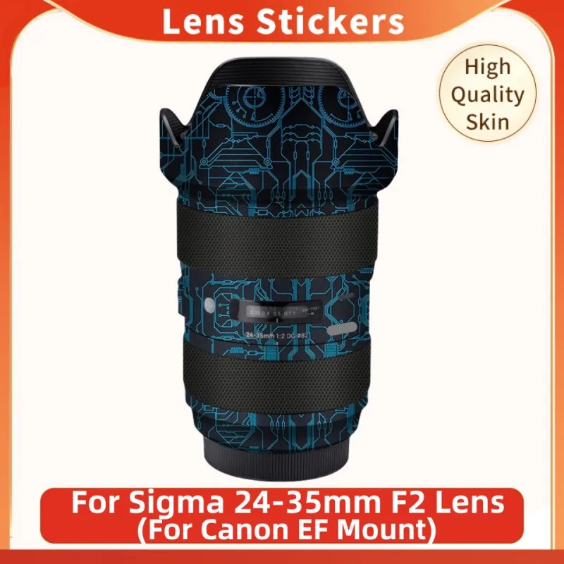 

For Sigma ART 24-35mm F2 DG HSM For Canon EF Mount Decal Skin Vinyl Wrap Film Camera Lens Sticker Coat 24-35 2 f/2