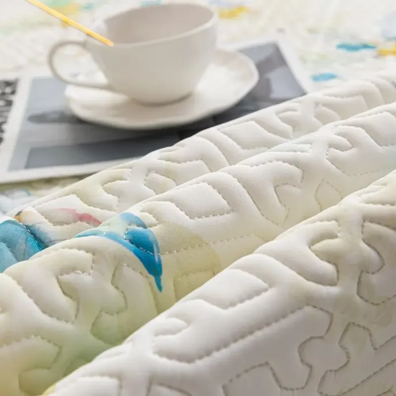 Customizable 2025 Marine Bio-based Ice Silk Nylon Digital Latex Mat 0.8cm Air Conditioning Mat Three-piece Set