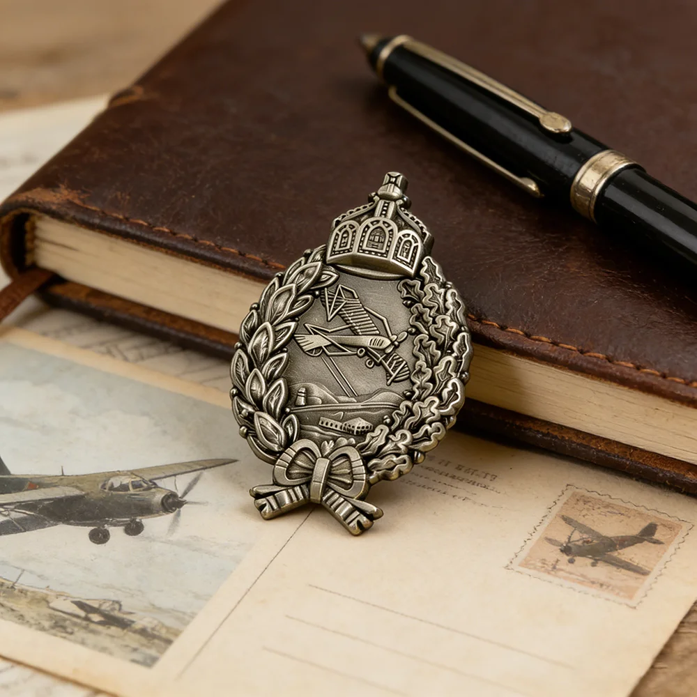 Medalla de Metal Grande del Ejército Imperial Alemán, Accesorio Coleccionable para Regalo