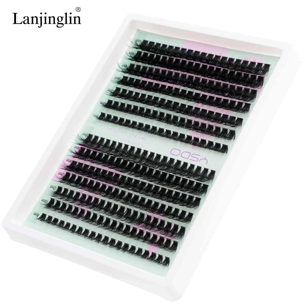 Individual Lashes 14 Rows DIY Cluster Natural Long and Thick False Eyelashes Extension Makeup Tool Individual Eyelash maquillaje