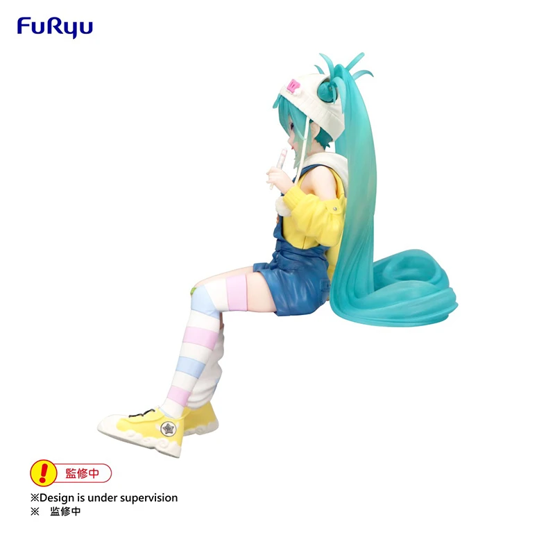 FuRyu Noodle Stopper Hatsune Miku -Lollipop Ver.- PVC 15CM Anime Action Figures Model Collection Toy