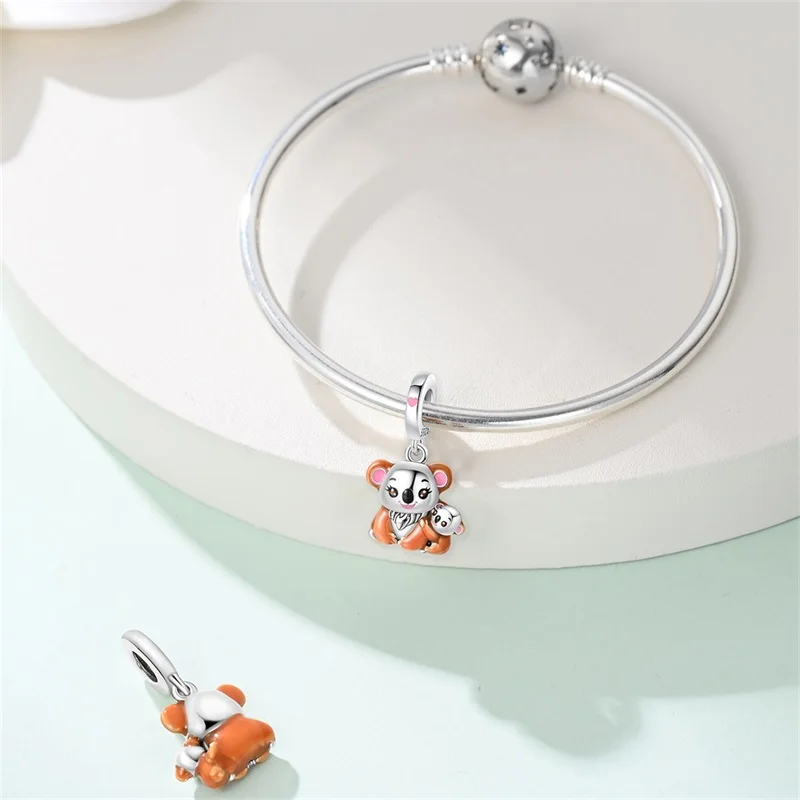 2026 New 925 Sterling Silver Love Hug Charms Pendant Fit 3mm Original Bracelet DIY Women Exquisite Love Friendship Jewelry Gifts