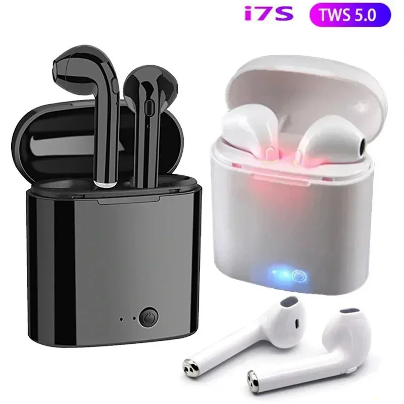 Беспроводные наушники I7s TWS Bluetooth 5,0, спортивные наушники-вкладыши, гарнитура с микрофоном, зарядная коробка, наушники PK Mini I7 Y50 Y30 E6