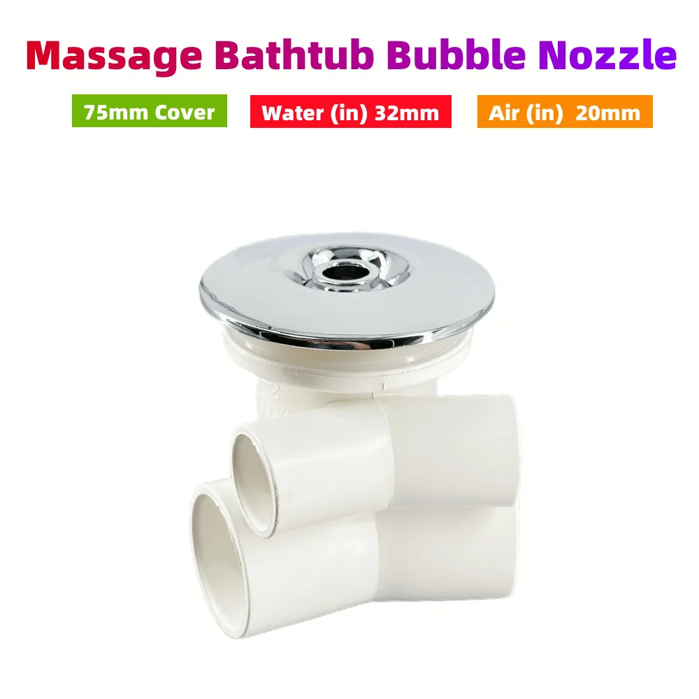

Крышка 75 мм, 32 мм, водяная струйная насадка, крышка из АБС-пластика, корпус из ПВХ, V-образная основа, массажная ванна, пузырьковая насадка, гидромассажная насадка, водоструйная насадка