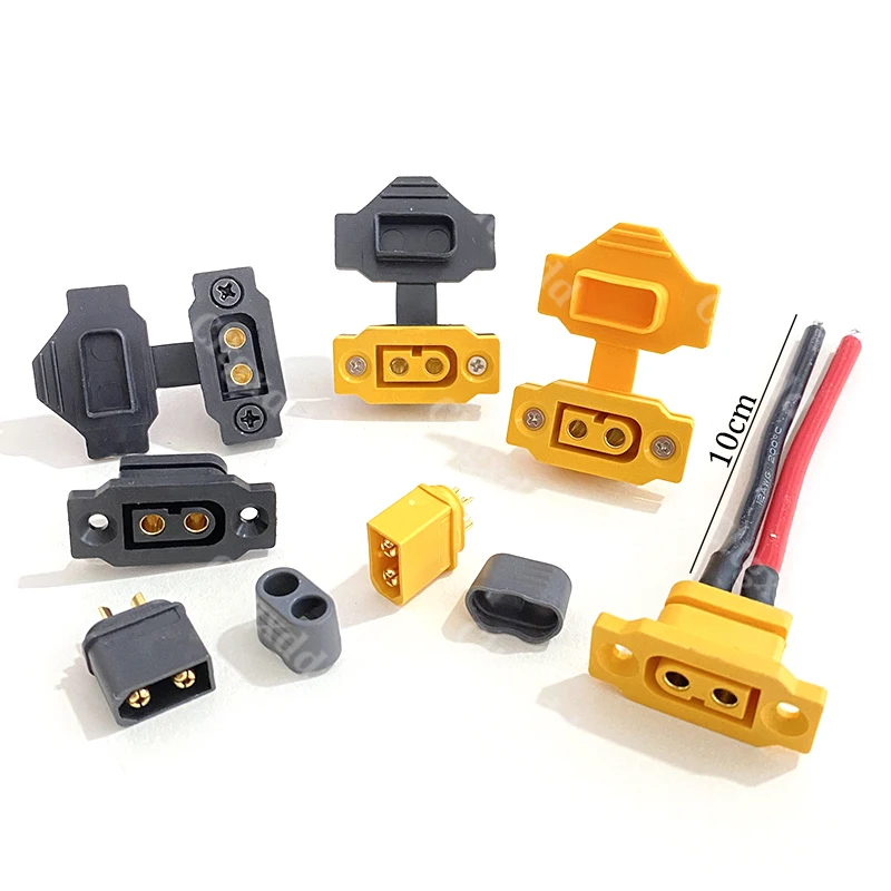 Cltgxd Fast Charging XT60E-F.B Aircraft Battery 30A Female Plug Can Install Motor Electric Adjustment Cable XT60H Connector