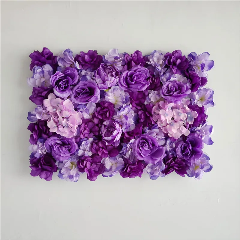 10 Pcs/lot Artificial Flowers Wall For Wedding Flower Backdrop Silk Rose Flowers Wall Road Leading Flowers Event Party Supplies