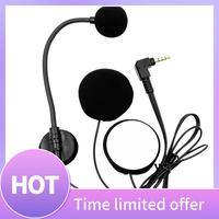 B68A Motorcycle Helmets Intercom Mic Headset 2 Speakers 32Ω Microphone For Half-Motorcycle Helmet Elbow Plug