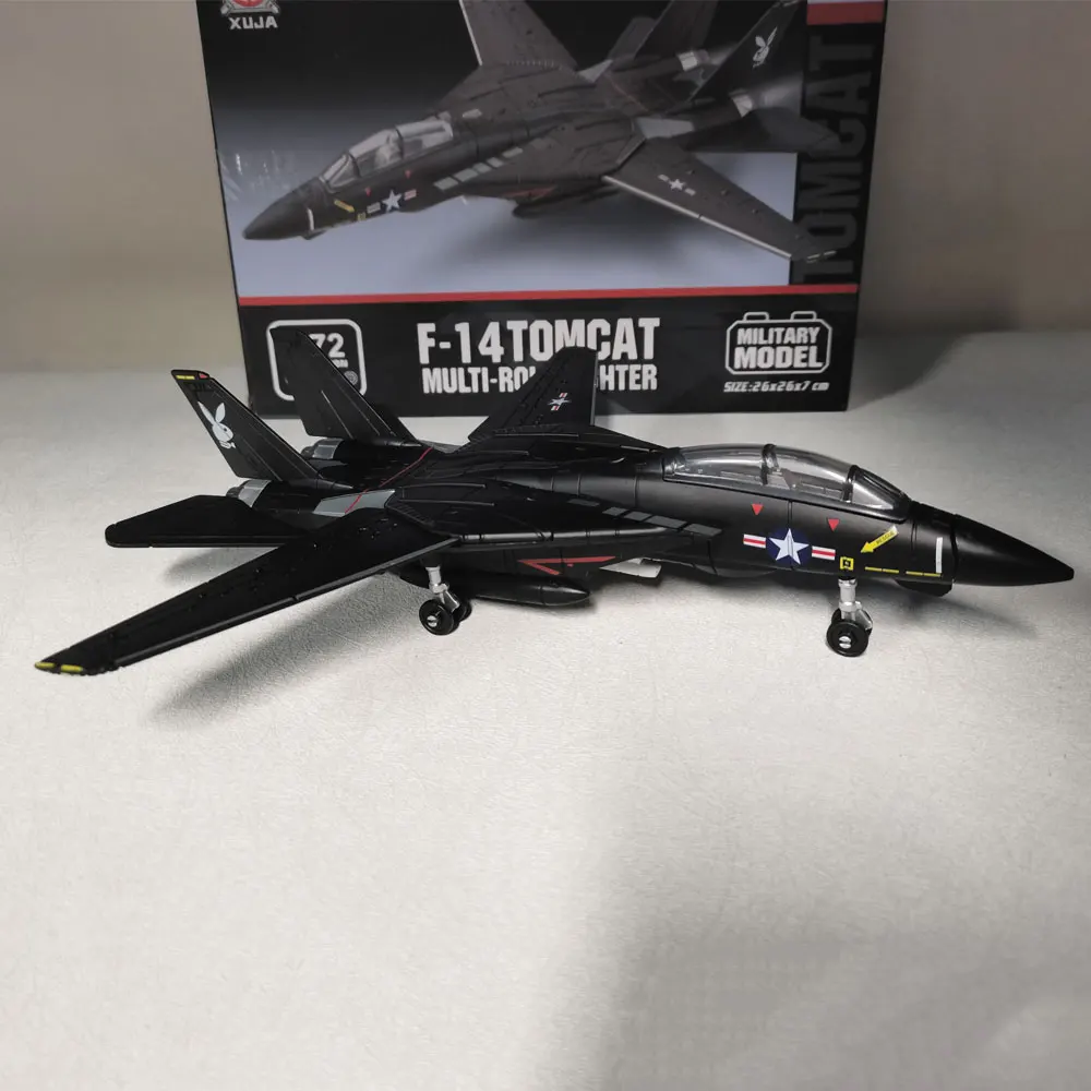 Diy F14 Tomcat Model Aircraft Kit 1/72 Assembly Model Planes ABS Military Model For Gifts Educational Home Decor For Collections