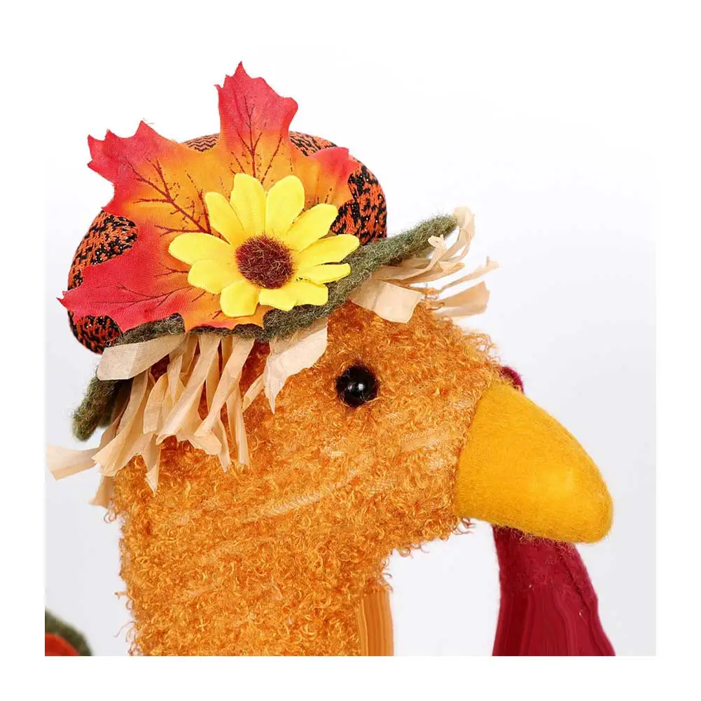 Thanksgiving Turkey Cosplay Pluche Anime Cartoon Zacht Gevulde Volwassen/Kinderen Mascotte Verjaardag Kerstcadeaus